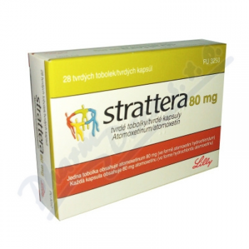 Страттера (Strattera) 80 мг, 28 капсул